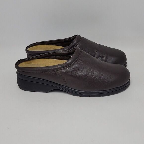 Cobbie Cuddlers Womens Brown Leather Clogs Slip On Shoes Size 9.5 - Picture 14 of 14